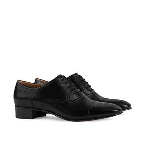 Gucci Quentin Nero Derby dress shoe sz 10.5 fits like US sz 11/11.5